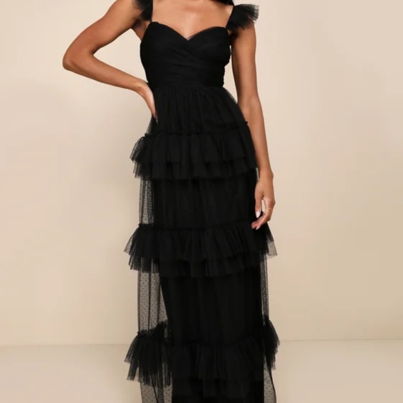 NWT Lulus Pure Radiance Maxi Wedding Guest Dress - Picture 3 of 5